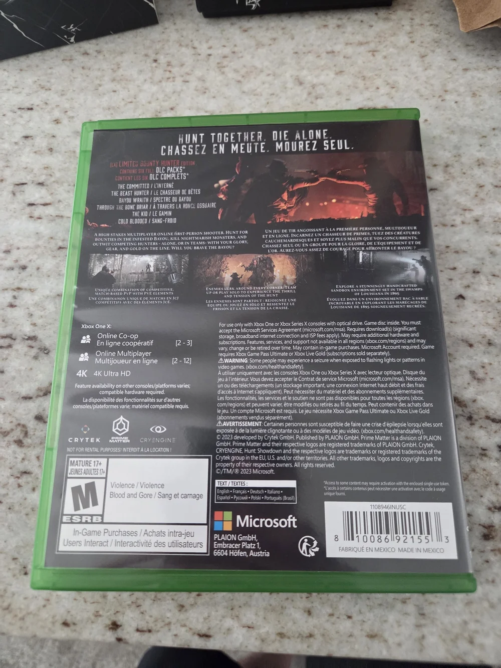 Microsoft Xbox One - Green Case 